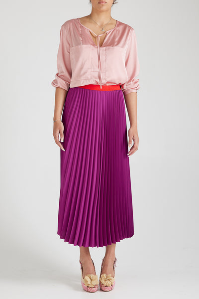 Pink pleated clearance skirt 48