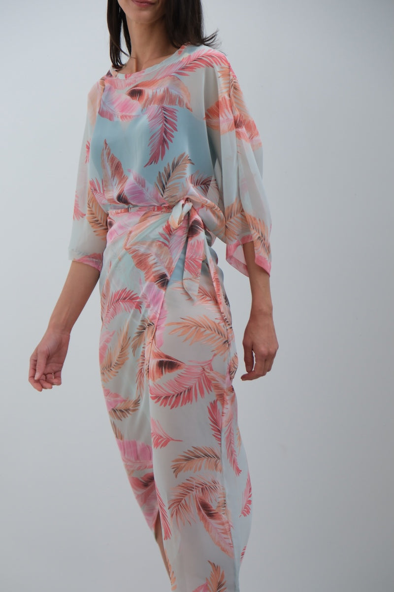 Michelle Mac Sheer wrap skirt