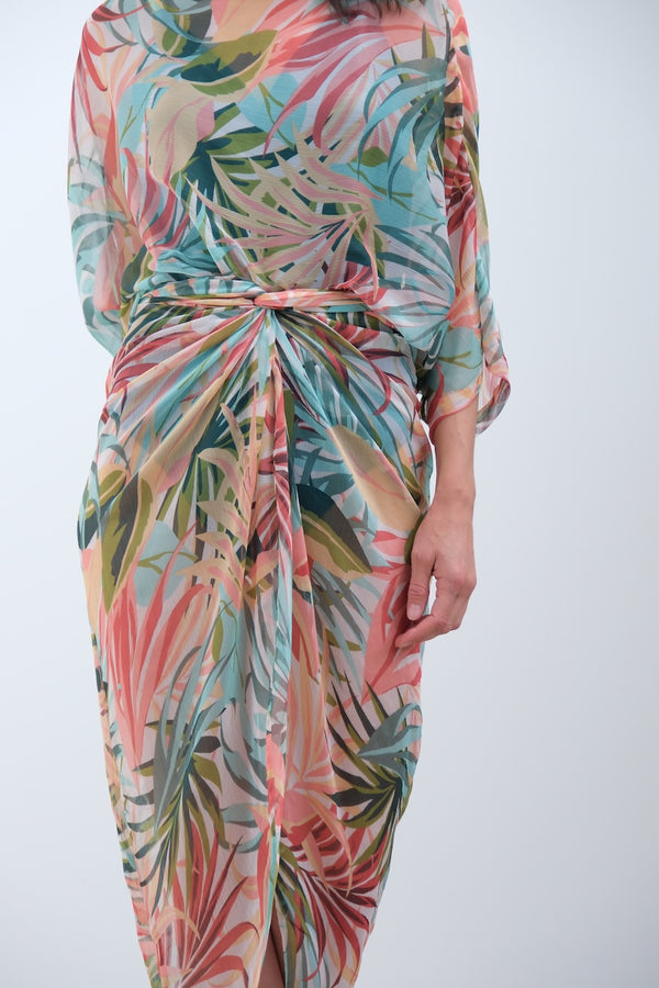 Michelle Mac Sheer wrap skirt