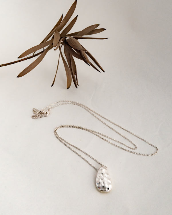 River Stone Pendant Necklace