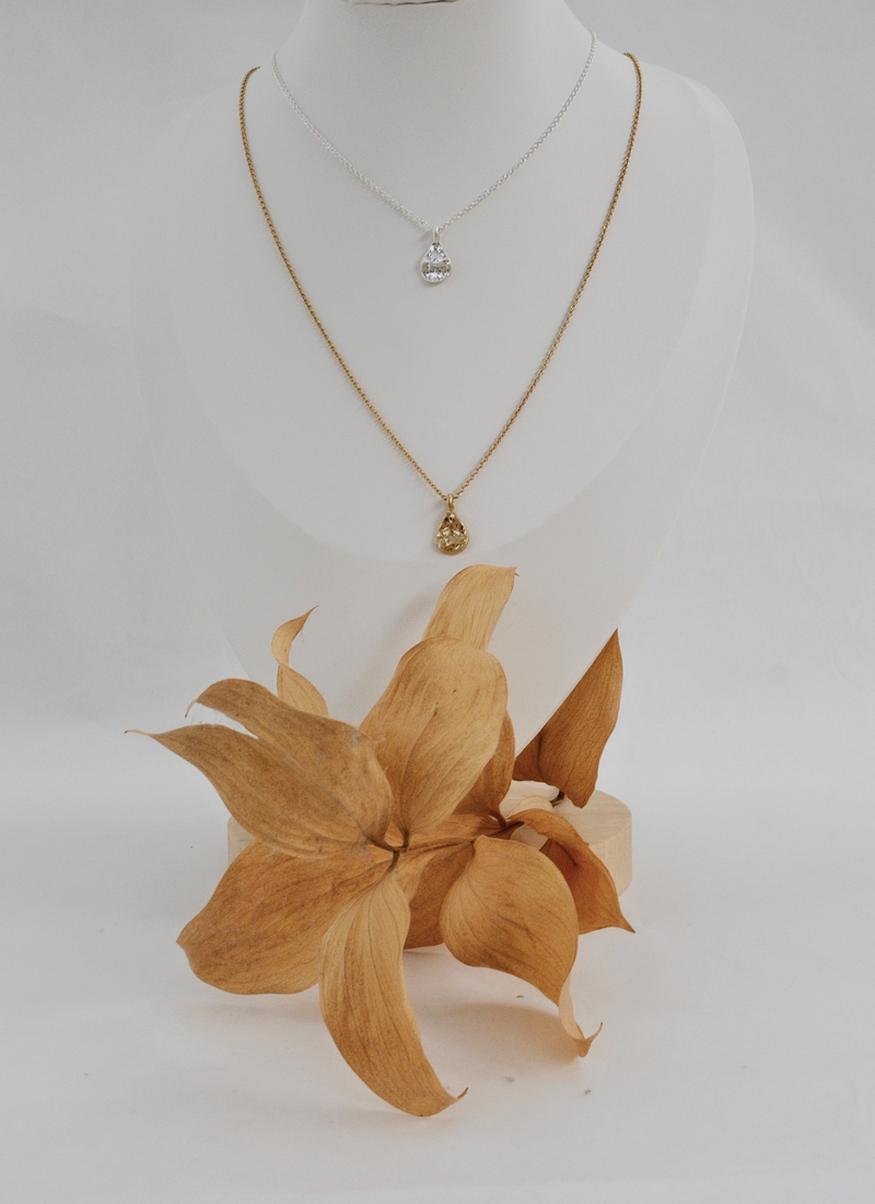 Sunlit Drop Pendant Necklace
