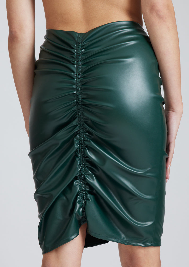 Amilia Skirt in Dark Emerald