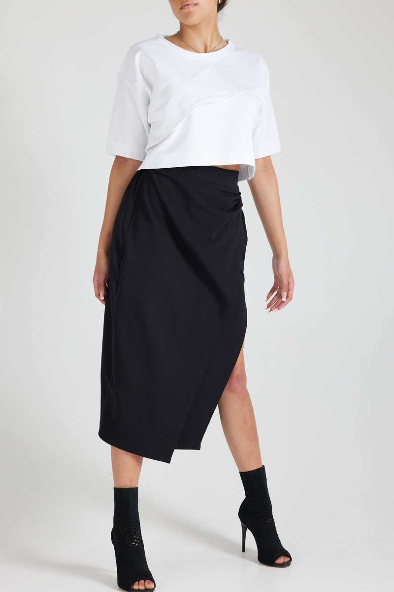 Stella Midi Skirt - Black