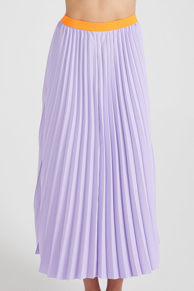 Estelle Sunray Skirt - Lilac / Orange