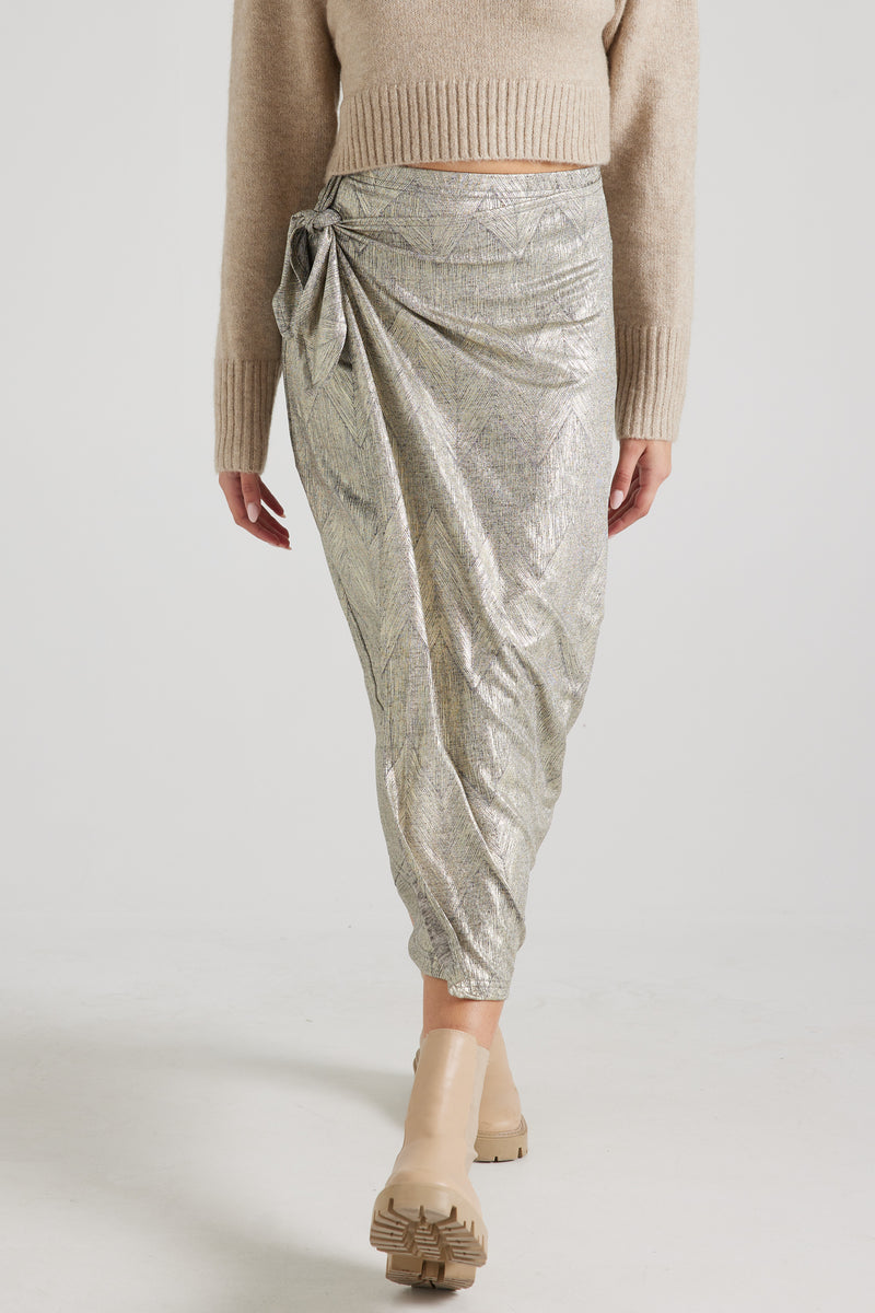 Laura Metallic Sparkling Skirt